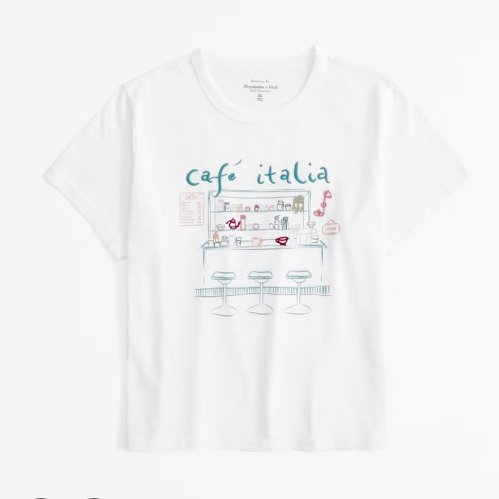 Abercrombie Cafe Italia Tee